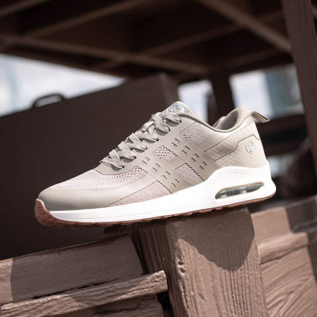 Heren Sneaker Enkhuizen - Taupe/ Wit