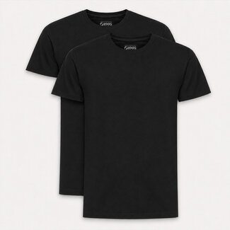Q1905 Men's T-shirt 2-Pack Oolde - Black/Black