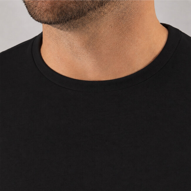 Heren T-shirt 2-Pack Oolde - Zwart/Zwart