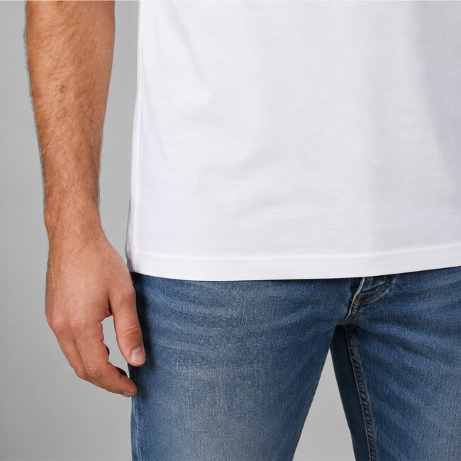 Heren T-shirt 2-Pack Oolde - Wit/ Wit