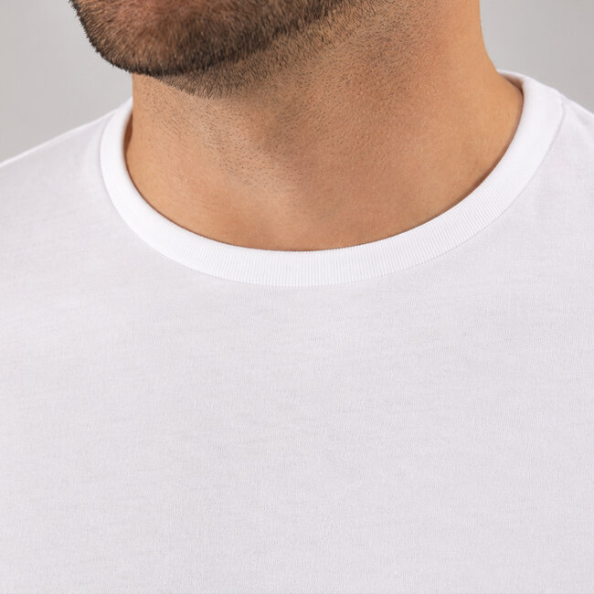 Heren T-shirt 2-Pack Oolde - Wit/ Wit