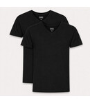 Q1905 Heren T-shirt 2-Pack Steyl - Zwart/ Zwart