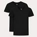 Q1905 Heren T-shirt 2-Pack Steyl - Zwart/ Zwart