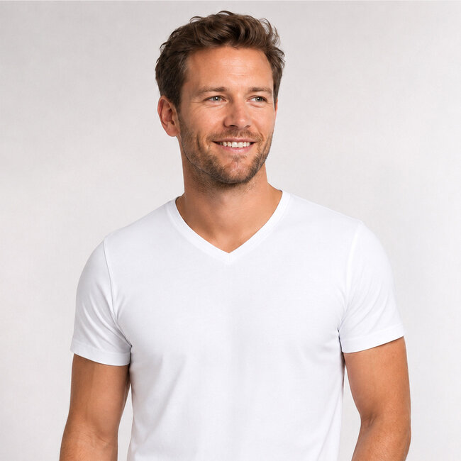 Men's T-shirt 2-Pack Steyl - White/White