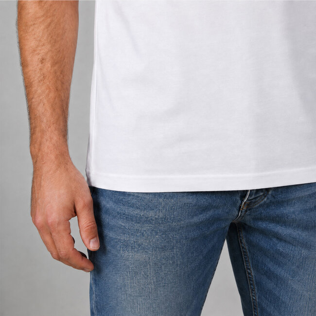 Heren T-shirt 2-Pack Steyl - Wit/Wit