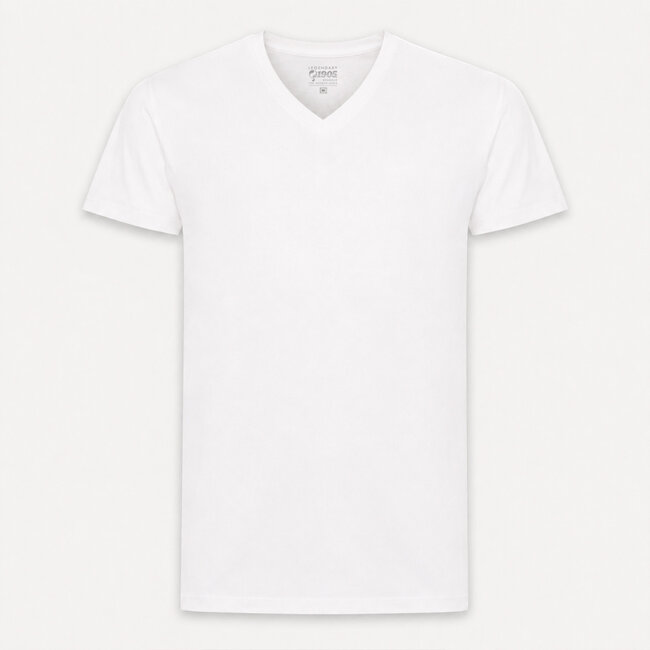 Heren T-shirt 2-Pack Steyl - Wit/Wit