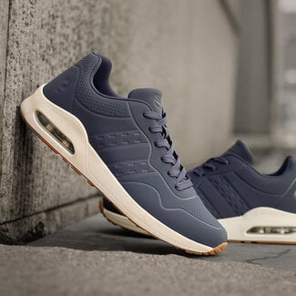 Q1905 Men's Hank Sneakers - Mid Blue/White