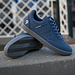 Q1905 Heren Sneaker Platinum One - Middenblauw/Antraciet