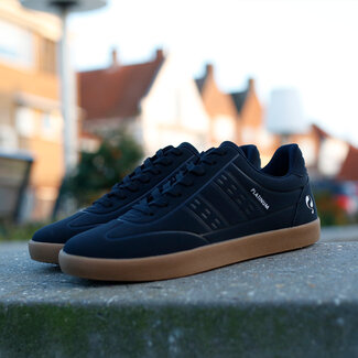 Q1905 Heren Sneaker Platinum One - Zwart/Gum