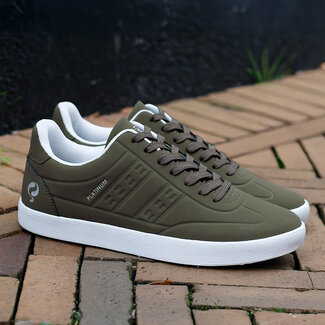 Q1905 Heren Sneaker Platinum One - Legergroen/Olive Green