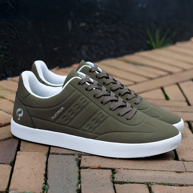 Q1905 Men's Sneaker Platinum One - Army Green/Olive Green