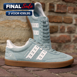 Q1905 Heren Sneaker Platinum - Mistgroen/OffWhite