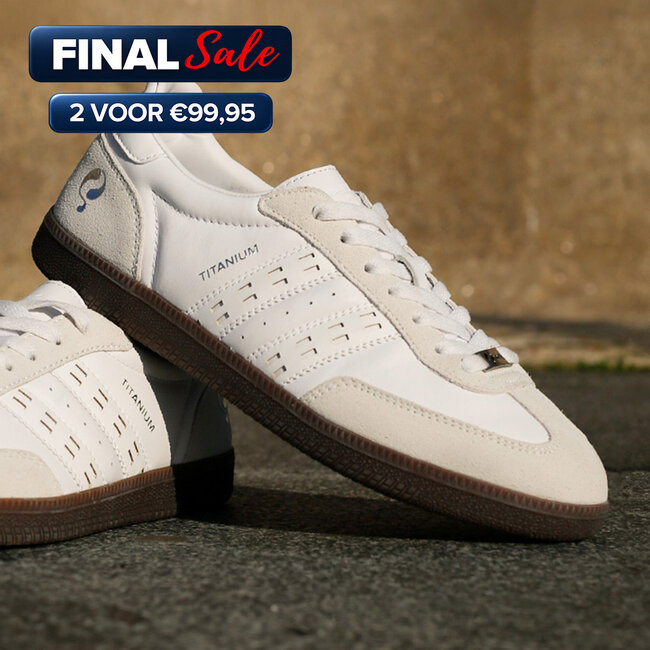 Q1905 Men's Sneaker Titanium - White/White