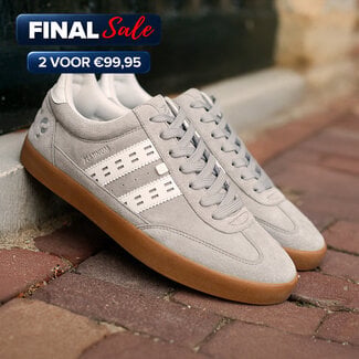 Q1905 Heren Sneaker Platinum - Lichtgrijs/OffWhite