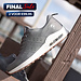 Q1905 Heren Sneaker Enkhuizen - Middengrijs/ Wit