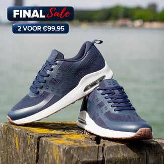 Q1905 Men's Sneaker Enkhuizen - Dark Blue/ White