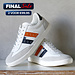Q1905 Men's Sneaker Platinum - White/Dark Blue/Orange