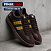 Q1905 Men's Sneaker Platinum - Dark Brown/Yellow