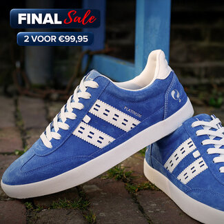 Q1905 Men's Sneaker Platinum - Royal Blue/White