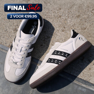 Q1905 Heren Sneaker Titanium - Wit/Zwart