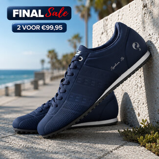 Q1905 Men's Sneaker Typhoon SP One - Mid Blue/White