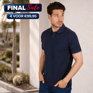 Q1905 Heren Polo Toldijk – Donkerblauw