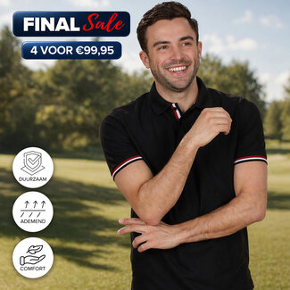Q1905 Heren Polo Matchplay - Zwart
