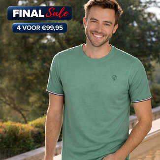 Q1905 Heren T-shirt Dronten - Bladgroen