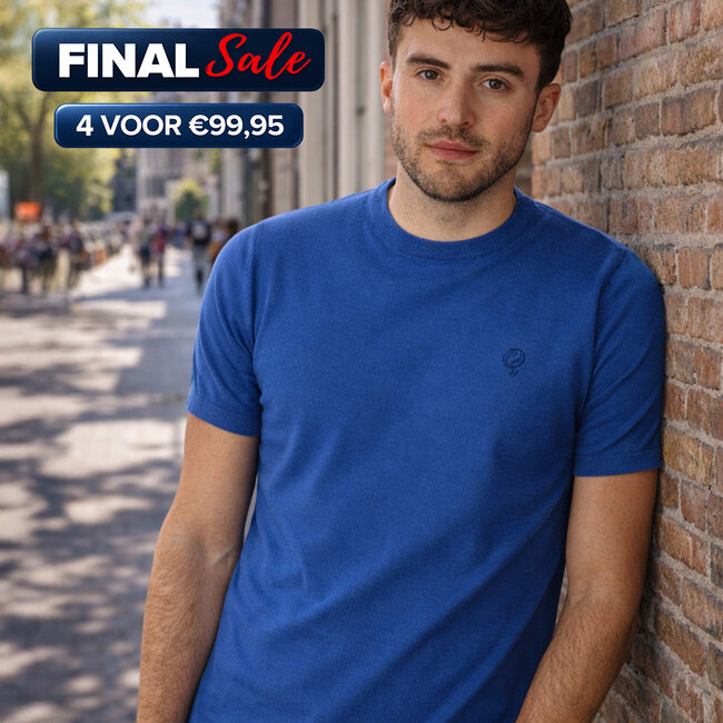 Men's T-Shirt Maurik - Evening Blue Melange