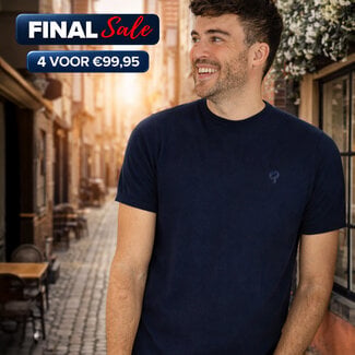 Q1905 Heren T-Shirt Maurik - Donkerblauw