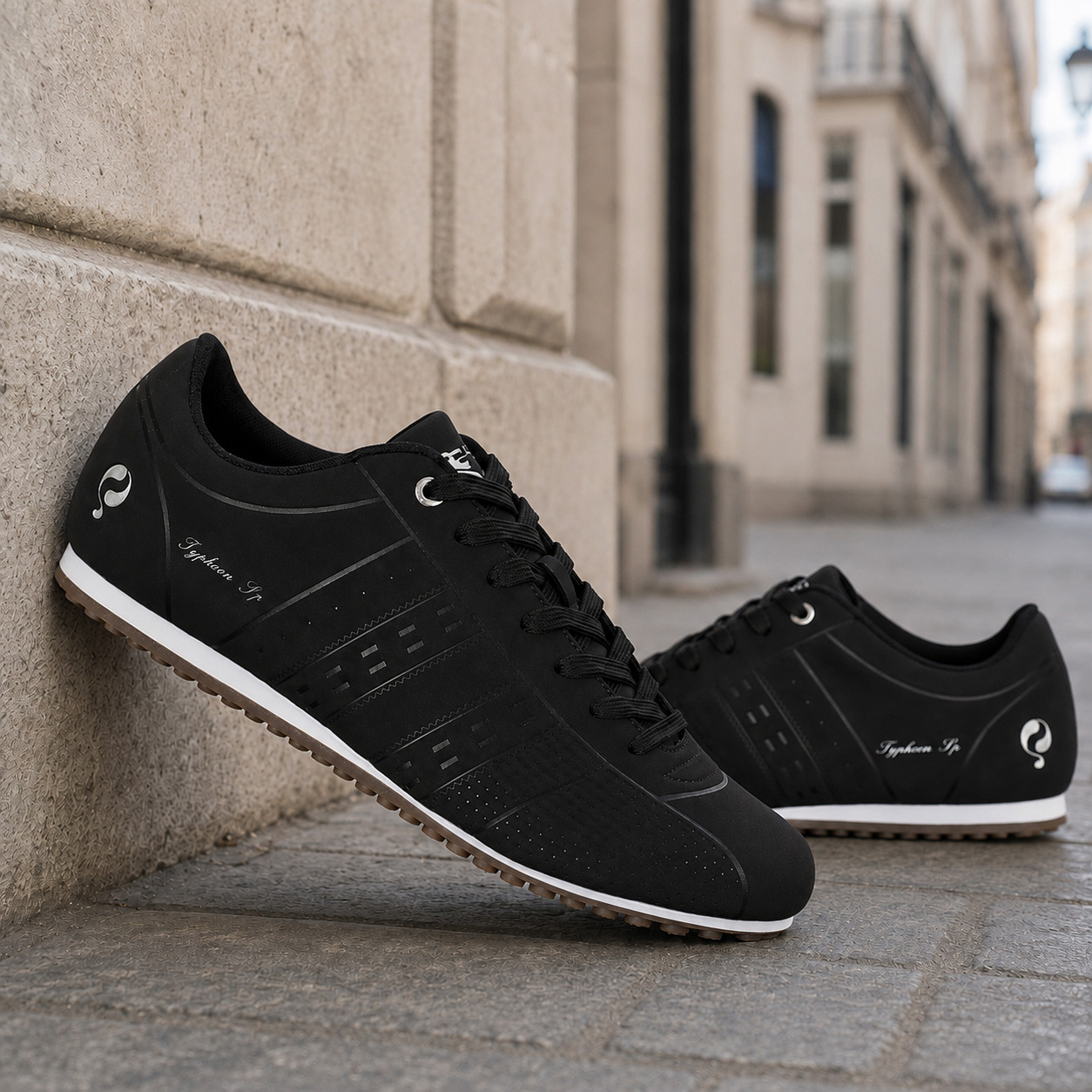 Heren Sneaker Typhoon SP One | Zwart/ Wit