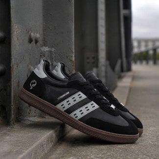 Q1905 Heren Sneaker Titanium - Zwart/Lichtgrijs