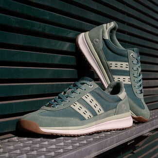 Q1905 Heren Sneaker Boston Pro - Lichtgroen/ Donkergroen