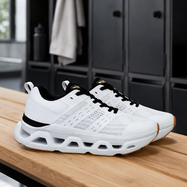 Men's Sneaker Holten - White/ Black/ Orange