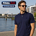 Q1905 Men's Polo Willemstad - Dark Blue Melange