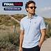 Q1905 Men's Polo Willemstad - Mist Blue Melange