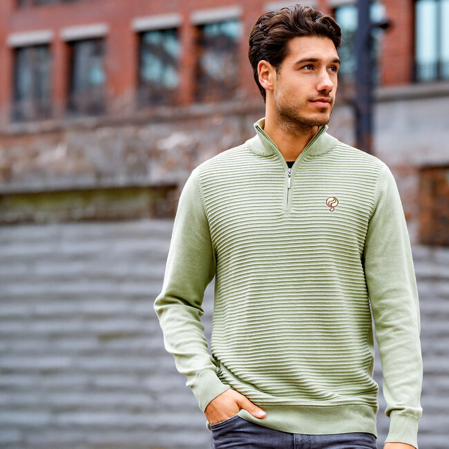 Men's Sweater Woudrichem - Lindegroen