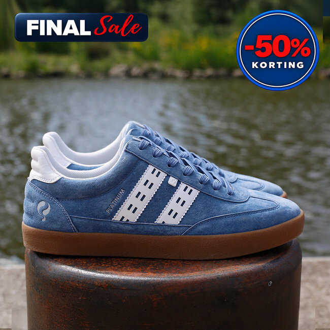 Men's Sneaker Platinum - Denim Blue/OffWhite
