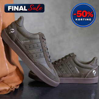 Q1905 Heren Sneaker Platinum - Legergroen