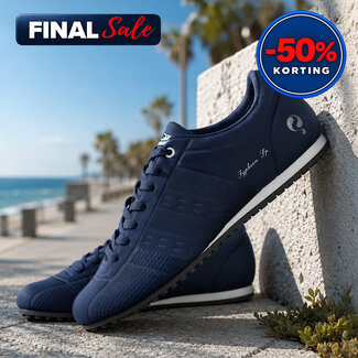 Q1905 Men's Sneaker Typhoon SP One - Mid Blue/White