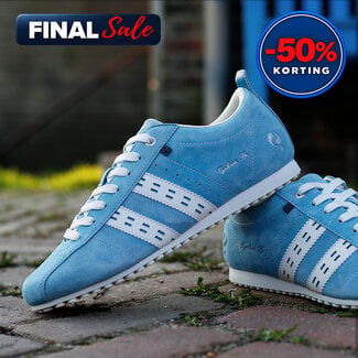 Q1905 Heren Sneaker Typhoon SP - Lichtblauw/Wit
