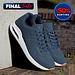 Q1905 Men's Hank Sneakers - Mid Blue/White