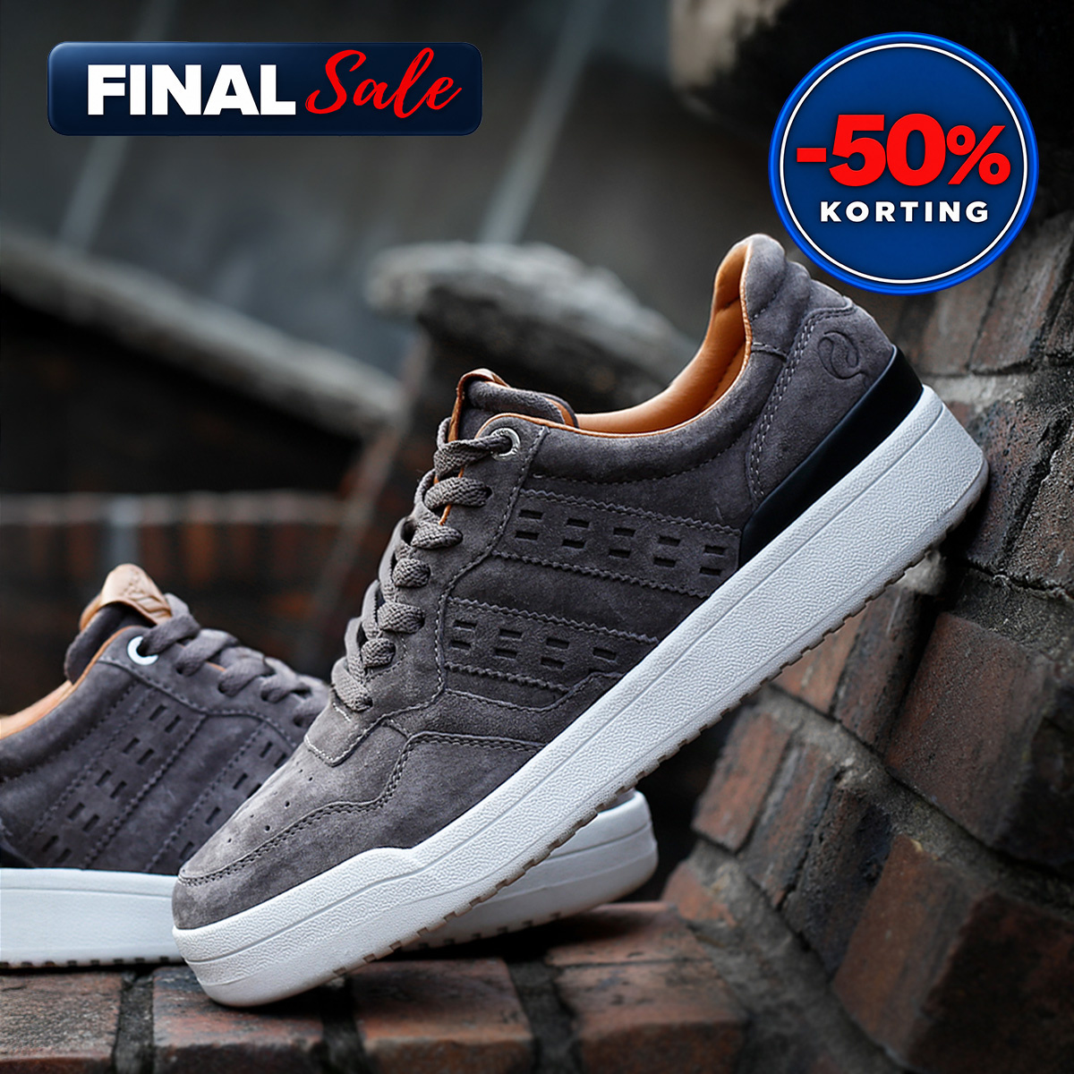 Heren Sneaker Elsloo | Antracite