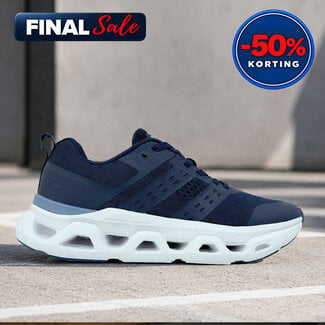 Q1905 Heren Sneaker Holten - Donkerblauw/ Wit