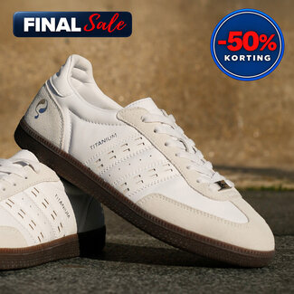 Q1905 Heren Sneaker Titanium - Wit/Wit