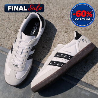 Q1905 Heren Sneaker Titanium - Wit/Zwart