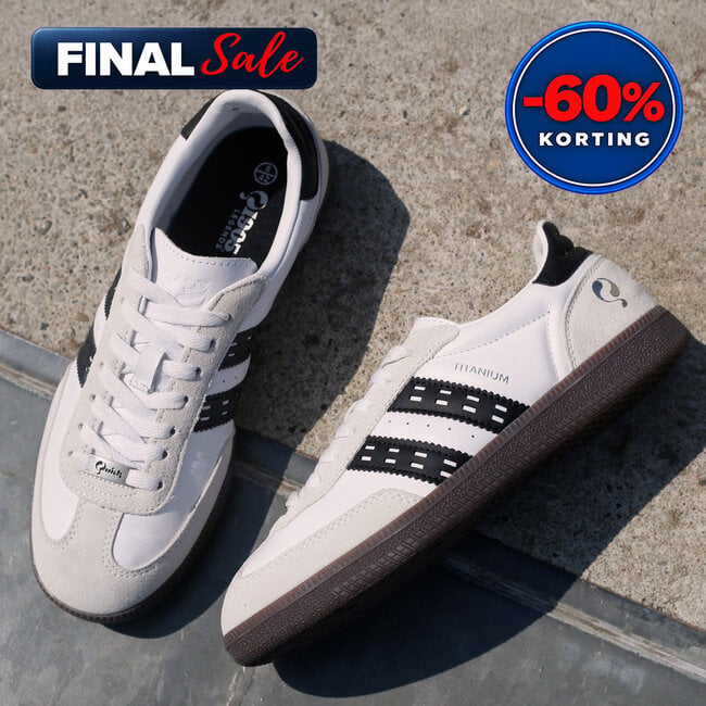 Men's Sneaker Titanium - White/Black