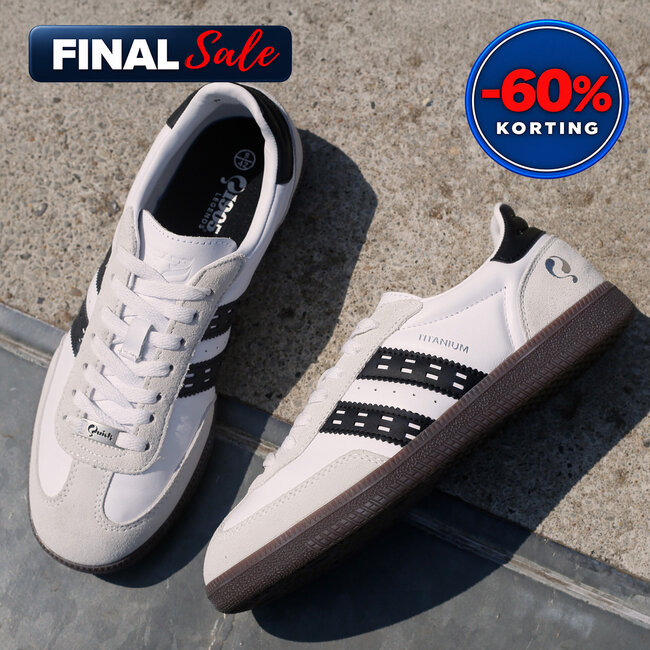 Q1905 Men's Sneaker Titanium - White/Black