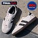 Q1905 Heren Sneaker Titanium - Wit/Zwart