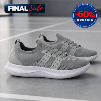Q1905 Heren Sneaker Nuenen - Lichtgrijs